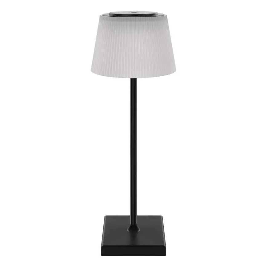 LED Ściemnialna akumulatorowa lampa KATIE LED/4W/10V 1800mAh IP44 CRI 90 czarna
