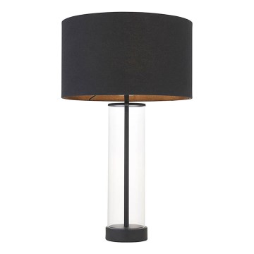 Endon 100440 - Ściemnialna lampa stołowa LESSINA 1xE27/10W/230V czarna