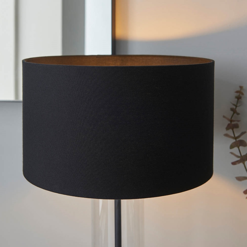 Endon 100440 - Ściemnialna lampa stołowa LESSINA 1xE27/10W/230V czarna