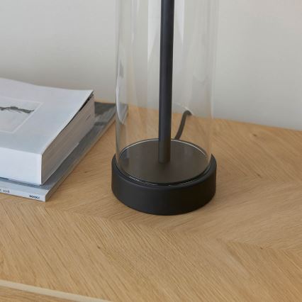 Endon 100440 - Ściemnialna lampa stołowa LESSINA 1xE27/10W/230V czarna