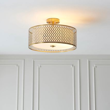 Endon 101568 - Żyrandol natynkowy CORDERO 3xE27/10W/230V zl.