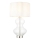 Endon 102676 - Ściemniana lampa stołowa KELDA 1xE27/10W/230V biała/matowy chrom