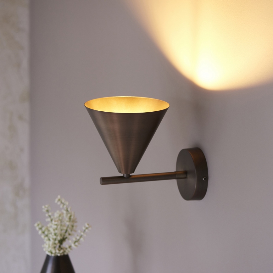 Endon 102894 - Kinkiet punktowy CAPE 1xE14/7W/230V brąz