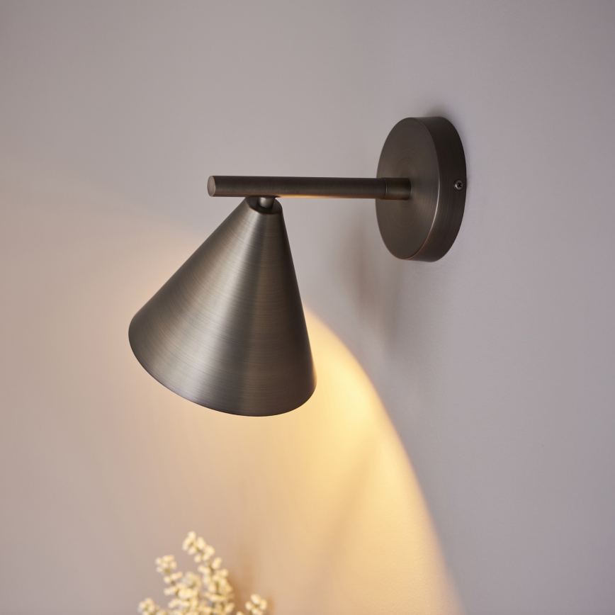Endon 102894 - Kinkiet punktowy CAPE 1xE14/7W/230V brąz