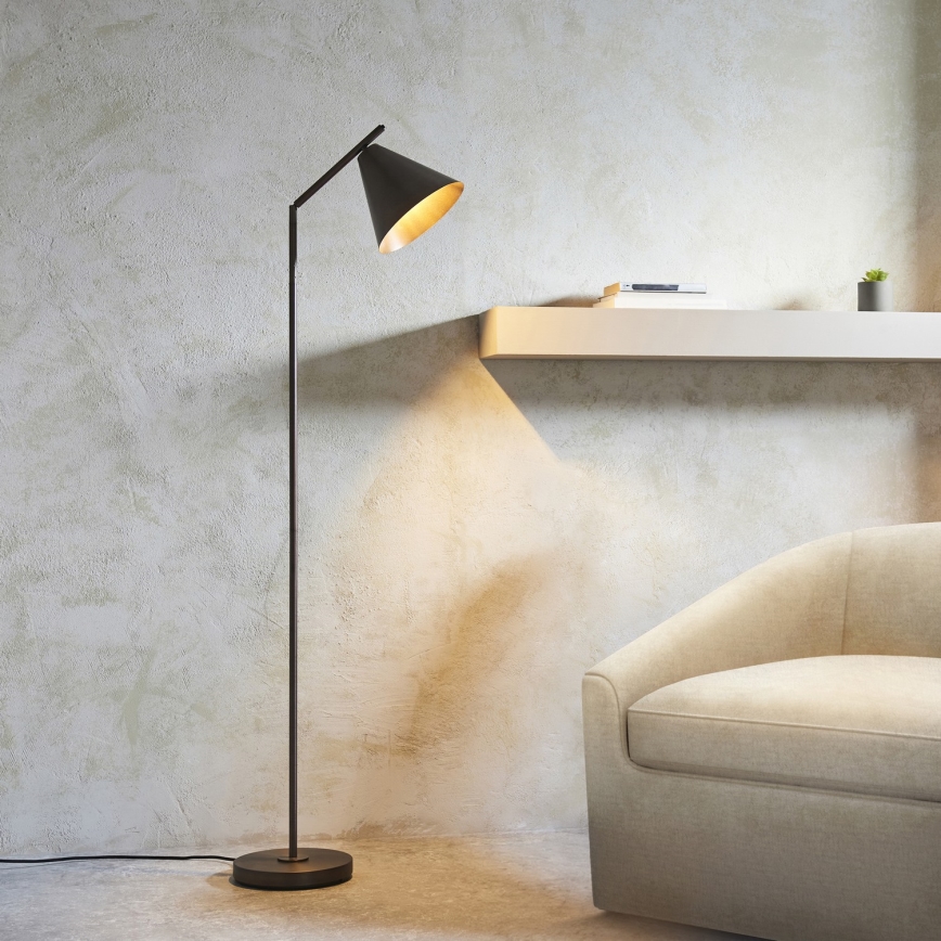 Endon 102895 - Lampa podłogowa CAPE 1xE27/10W/230V brąz