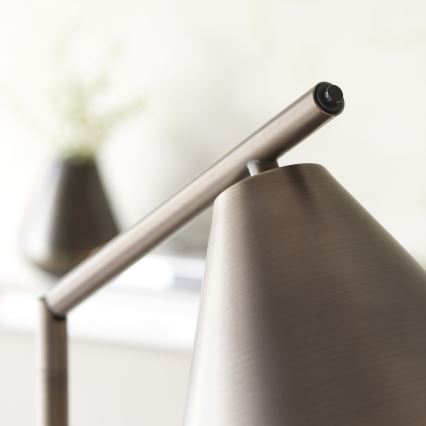 Endon 102895 - Lampa podłogowa CAPE 1xE27/10W/230V brąz