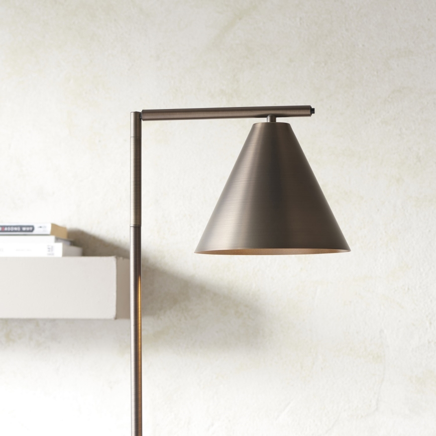 Endon 102895 - Lampa podłogowa CAPE 1xE27/10W/230V brąz