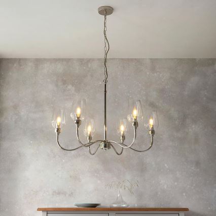Endon 103315 - Żyrandol na łańcuchu 6xE14/6W/230V błyszczący chrom