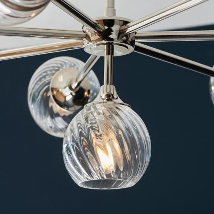 Endon 104051 - Żyrandol na pręcie ALLEGRA 8xE14/7W/230V chrom błyszczący