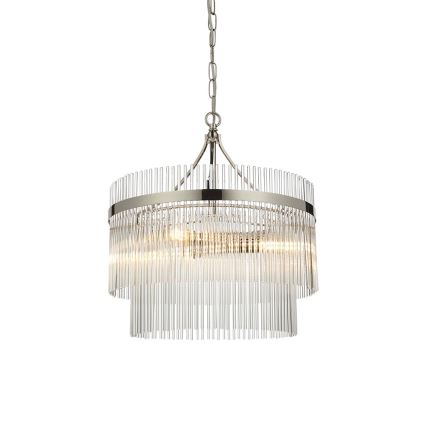 Endon 104113 - Żyrandol na łańcuchu MARIETTA 3xE14/7W/230V chrom błyszczący