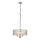Endon 104466 - Żyrandol na łańcuchu CLIFTON 3xE14/6W/230V chrom błyszczący/przezroczysty śr. 38,5 cm