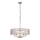 Endon 104467 - Żyrandol na łańcuchu CLIFTON 5xE14/6W/230V chrom błyszczący/przezroczysty śr. 50,5 cm