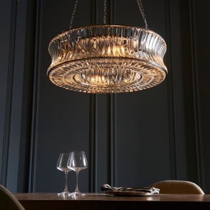 Endon 104528 - Żyrandol na łańcuchu 6xE14/6W/230V chrom błyszczący