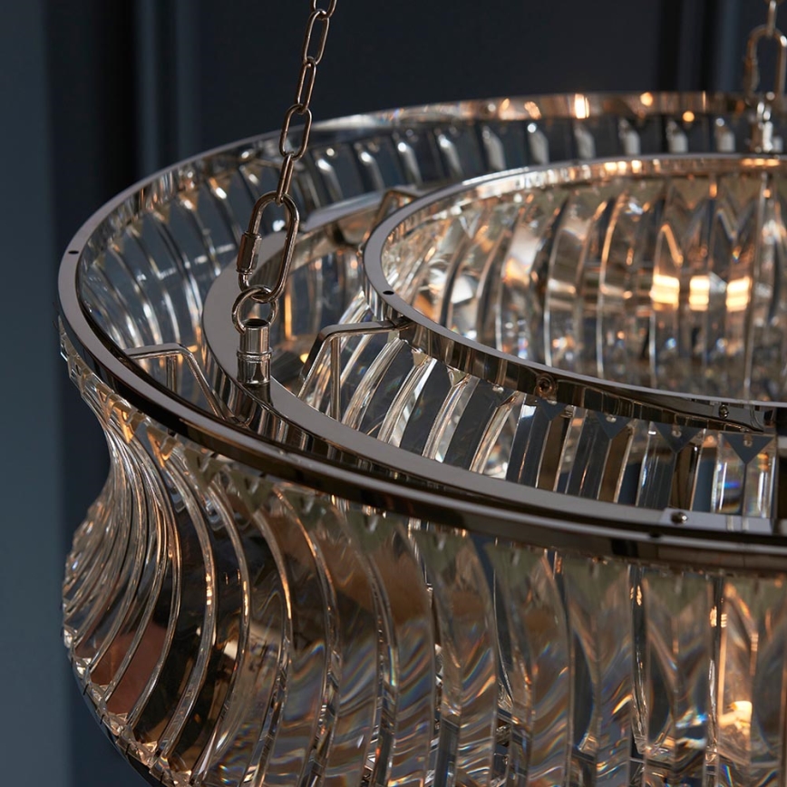 Endon 104528 - Żyrandol na łańcuchu 6xE14/6W/230V chrom błyszczący