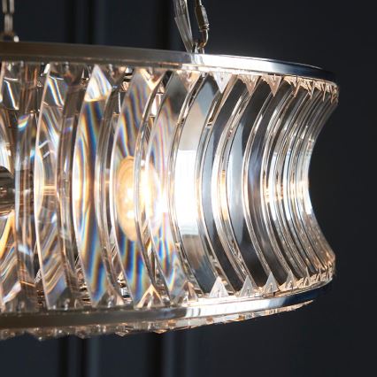 Endon 104528 - Żyrandol na łańcuchu 6xE14/6W/230V chrom błyszczący