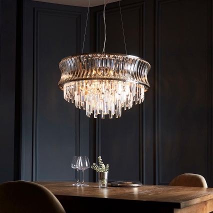 Endon 104530 - Żyrandol na łańcuchu 9xE14/6W/230V błyszczący chrom