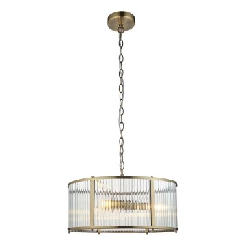 Endon 106282 - Żyrandol na łańcuchu RIDGETON 3xE14/6W/230V mosiężny