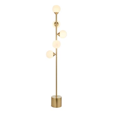 Endon 106756 - Lampa podłogowa OTIS 5xG9/3W/230V złota