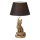 Endon 106796 - Lampa stołowa FOX 1xE14/6W/230V czarny/mosiądz