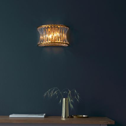 Endon 106812 - Kinkiet 2xE14/7W/230V złoty