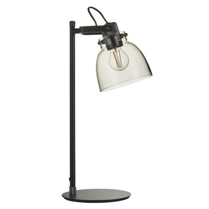 Endon 107012 - Lampa stołowa URBAN 1xE27/10W/230V czarna/przydymiona