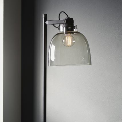 Endon 107013 - Lampa podłogowa URBAN 1xE27/10W/230V czarna/dym