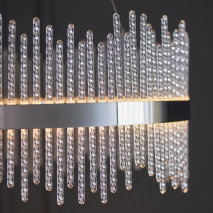 Endon 107108 - Żyrandol LED na lince LED/56W/230V 3000K chrom błyszczący