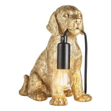 Endon 107364 - Lampa stołowa PUPPY 1xE14/7W/230V złota
