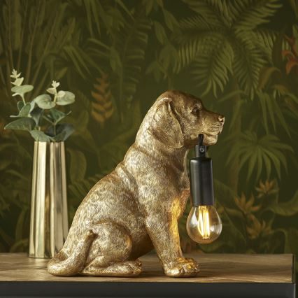 Endon 107364 - Lampa stołowa PUPPY 1xE14/7W/230V złota