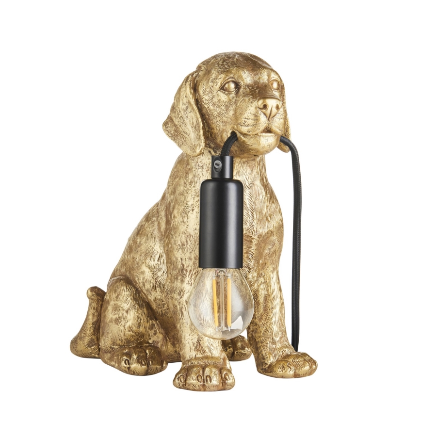 Endon 107364 - Lampa stołowa PUPPY 1xE14/7W/230V złota