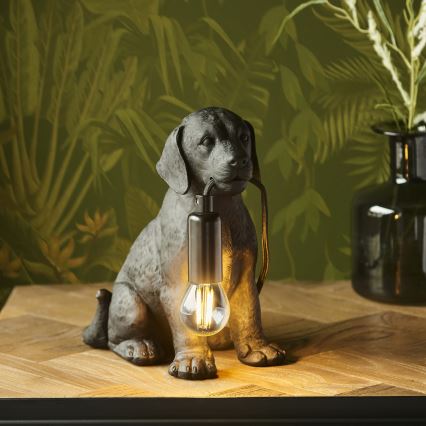 Endon 107365 - Lampa stołowa PUPPY 1xE14/7W/230V czarna