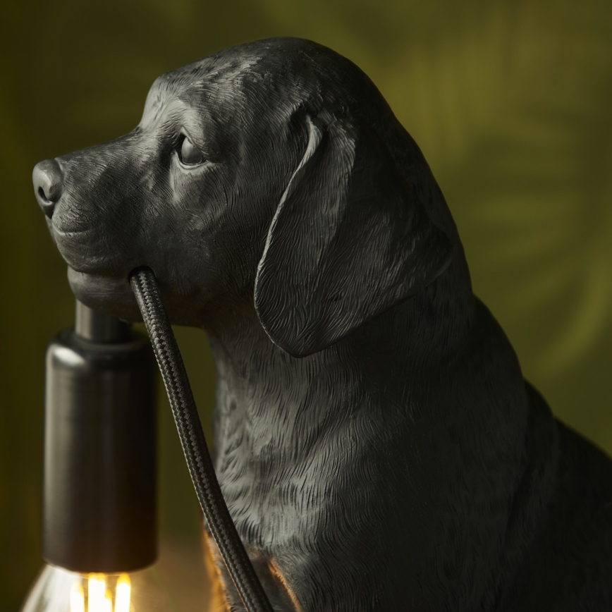 Endon 107365 - Lampa stołowa PUPPY 1xE14/7W/230V czarna
