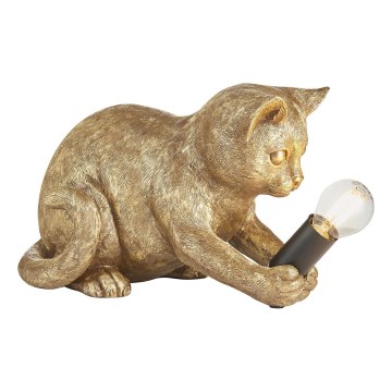 Endon 107389 - Lampa stołowa KITTEN 1xE14/7W/230V złota