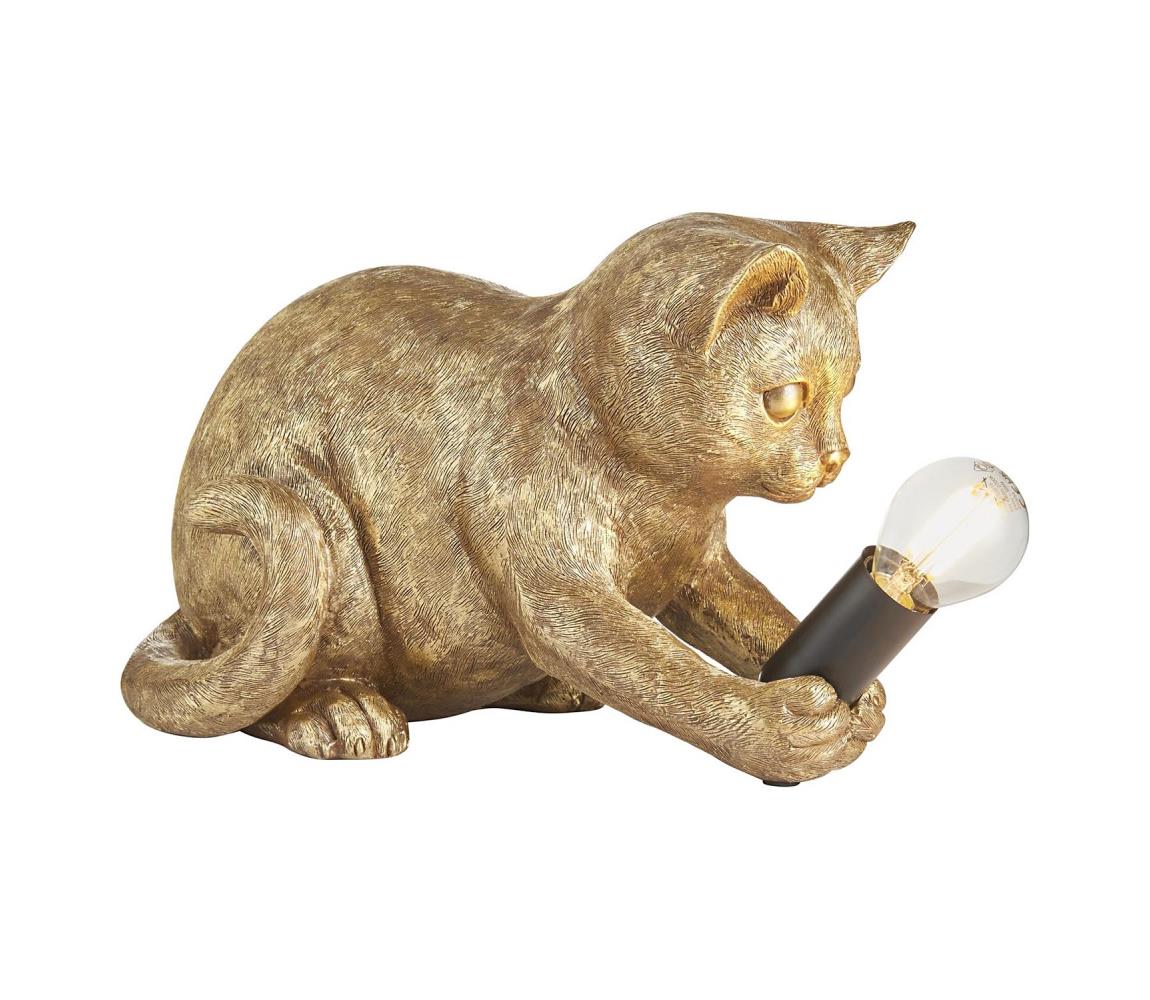 Endon 107389 - Lampa stołowa KITTEN 1xE14/7W/230V złota