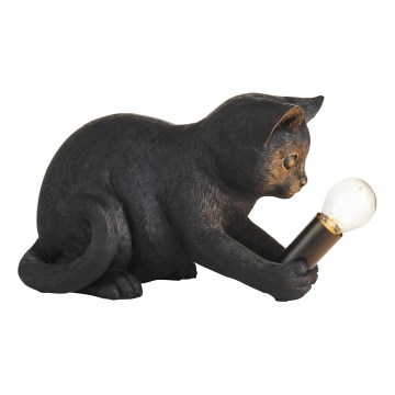 Endon 107390 - Lampa stołowa KITTEN 1xE14/7W/230V czarna