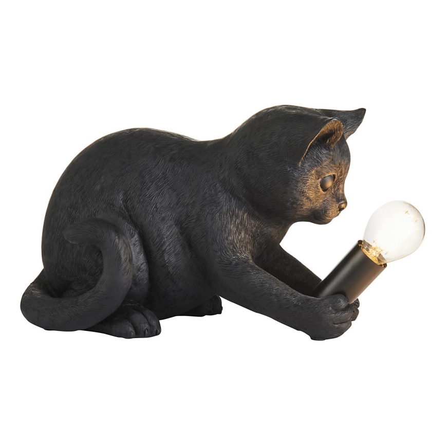 Endon 107390 - Lampa stołowa KITTEN 1xE14/7W/230V czarna