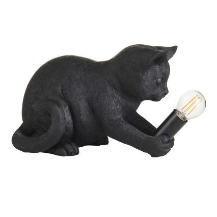 Endon 107390 - Lampa stołowa KITTEN 1xE14/7W/230V czarna