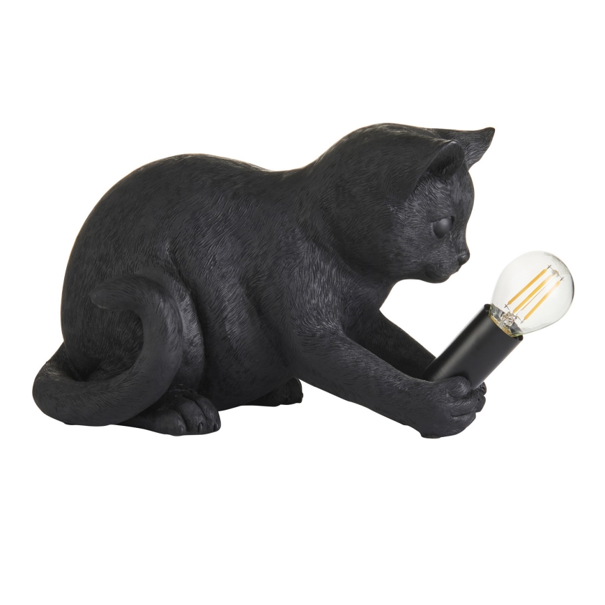 Endon 107390 - Lampa stołowa KITTEN 1xE14/7W/230V czarna