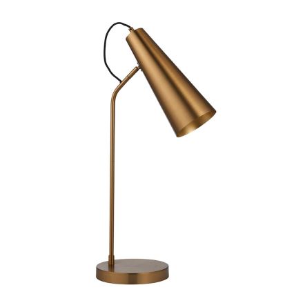 Endon 107527 - Lampa stołowa KARNA 1xE27/10W/230V mosiądz