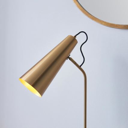 Endon 107527 - Lampa stołowa KARNA 1xE27/10W/230V mosiądz