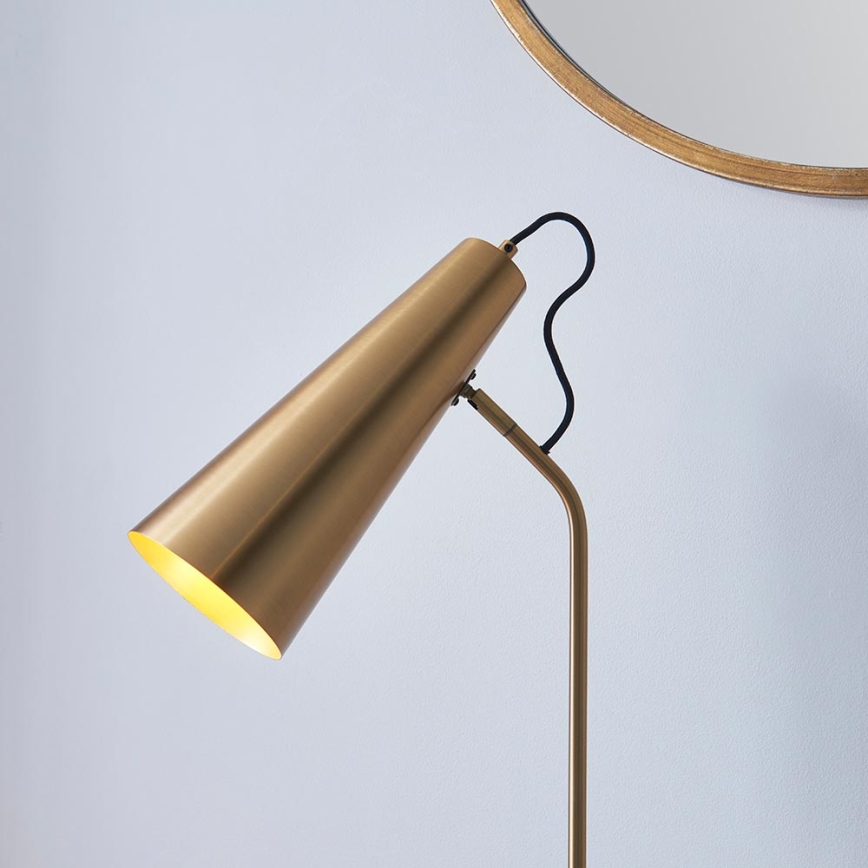 Endon 107527 - Lampa stołowa KARNA 1xE27/10W/230V mosiądz