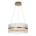 Endon 107671 - LED Żyrandol ściemnialny na lince ADRIEL LED/41W/230V 3000K śr. 51 cm złoty/przezroczysty