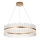 Endon 107672 - LED ściemnialny żyrandol na lince ADRIEL LED/83W/230V 3000K śr. 89 cm złoty/przezroczysty