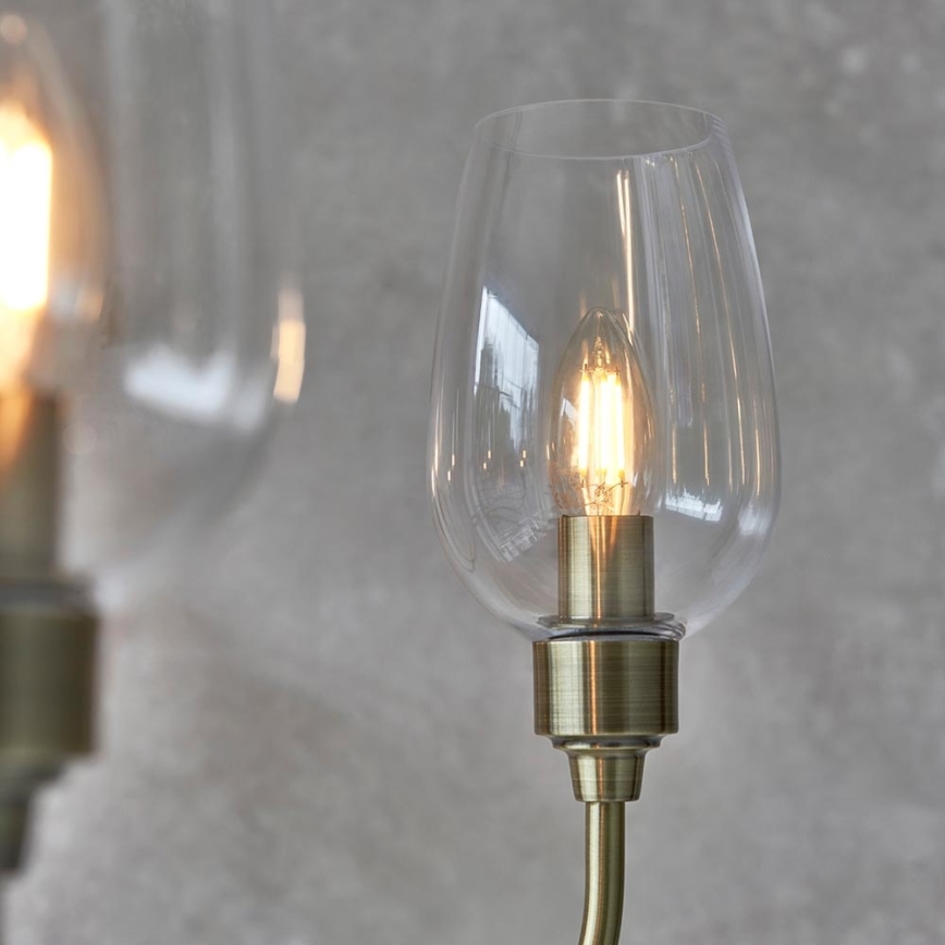 Endon 107791 - Żyrandol na łańcuchu 6xE14/6W/230V mosiężny