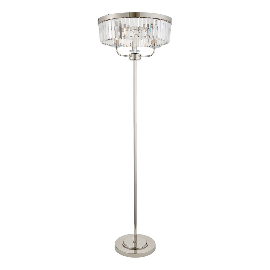 Endon 108103 - Lampa podłogowa CHESTERFIELD 3xE14/6W/230V chrom błyszczący