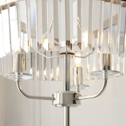 Endon 108103 - Lampa podłogowa CHESTERFIELD 3xE14/6W/230V chrom błyszczący