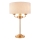 Endon 110721 - Lampa stołowa HIGHCLERE 3xE14/18W/230V beżowa/mosiądz