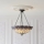 Endon 111872 - Żyrandol na łańcuchu Tiffany HUTCHINSON 3xE27/60W/230V śr. 50 cm
