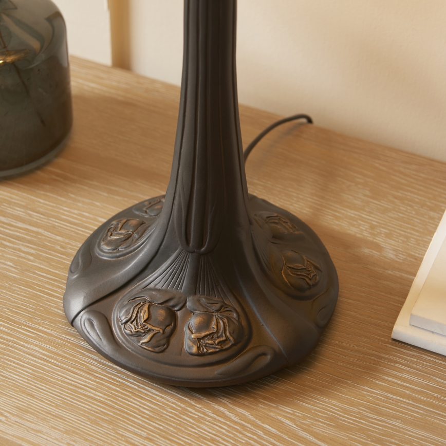 Endon 112185 - Lampa stołowa Tiffany HECTOR 1xE27/10W/230V Ø 40 cm