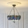 Endon 112250 - Żyrandol na łańcuchu Tiffany DRAGONFLY 3xE27/60W/230V o średnicy 50 cm